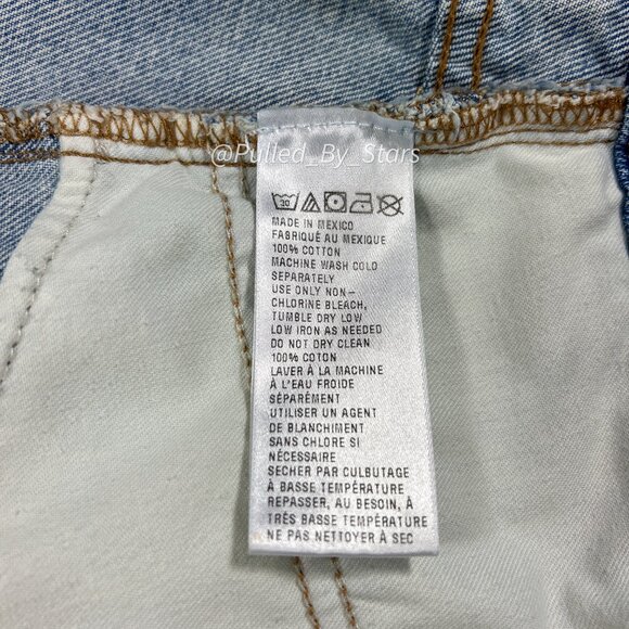 BDG Urban Outfitters 28W Mom High-Rise Blue Jean Shorts Good Used Condition - Picture 14 of 15